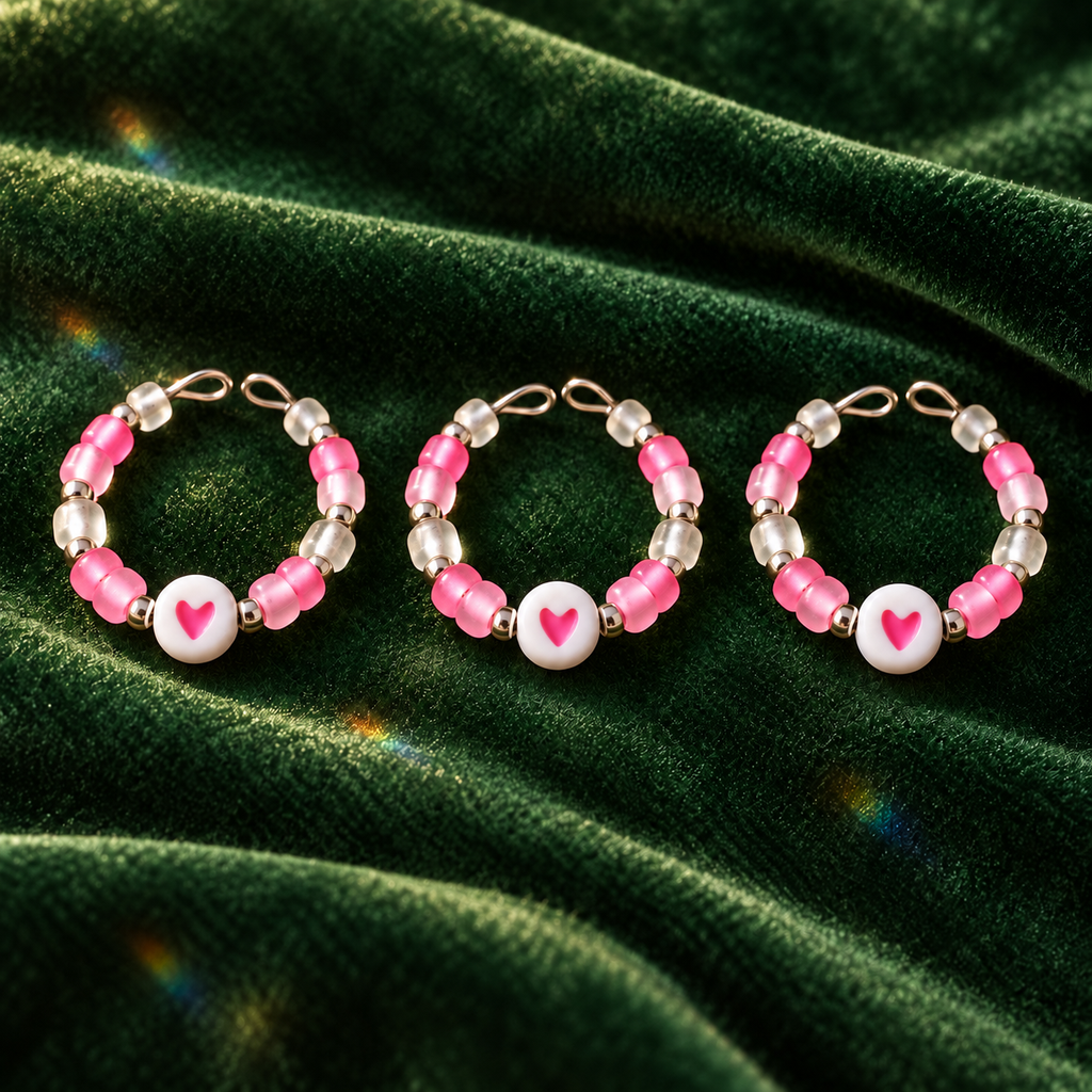Love Life Adjustable Glow Heart Ring