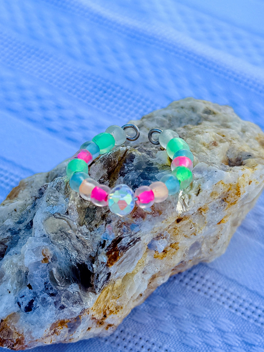 Princess Candy Ring single ring on rock